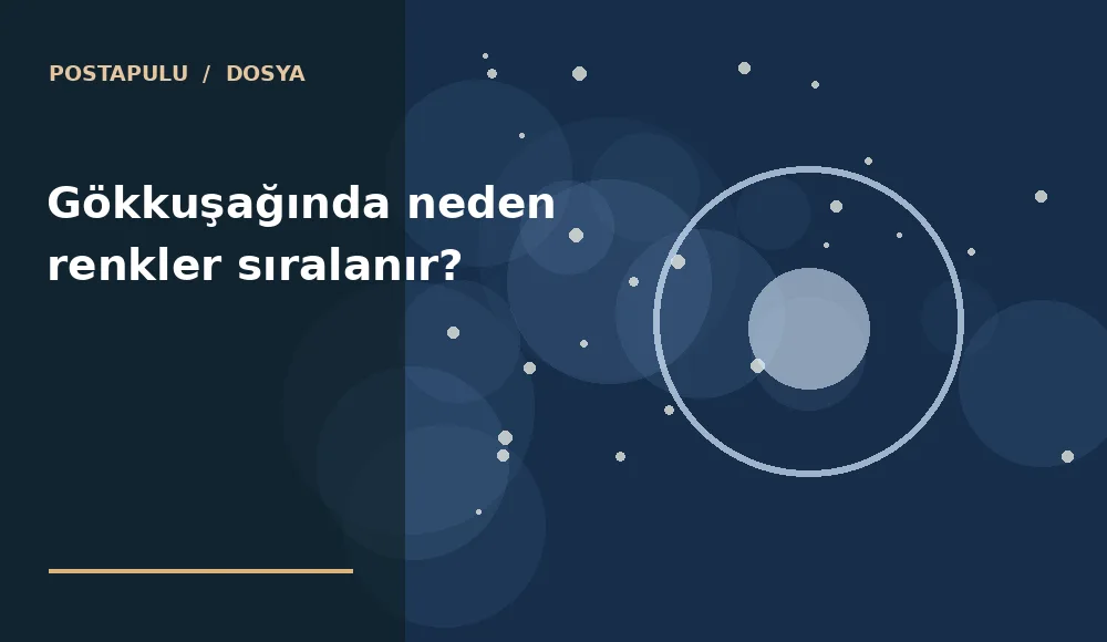 Gökkuşağında neden renkler sıralanır?