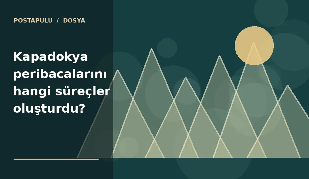 Kapadokya peribacalarını hangi süreçler oluşturdu?