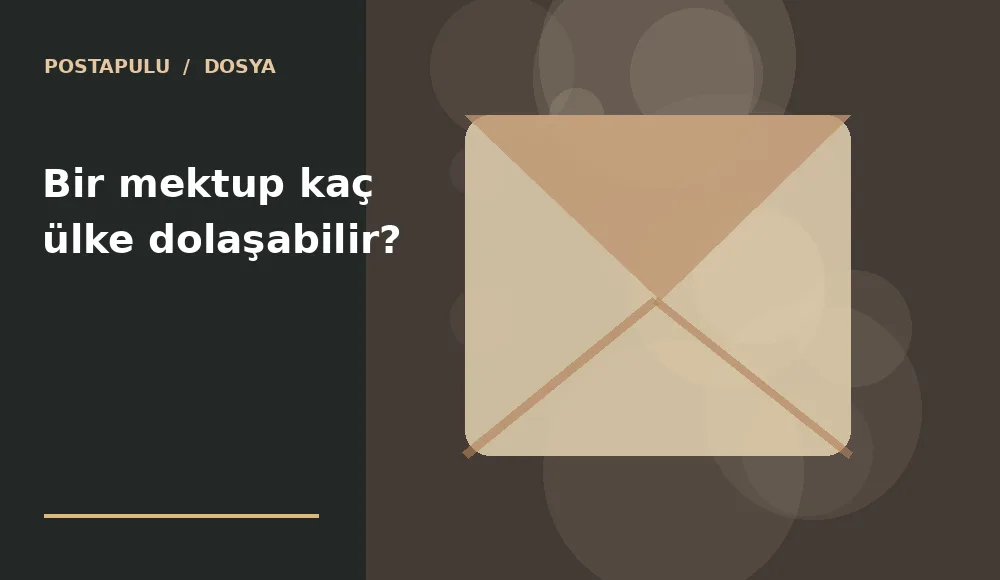 Bir mektup kaç ülke dolaşabilir?