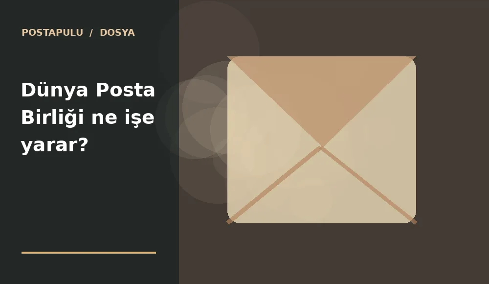 Dünya Posta Birliği ne işe yarar?
