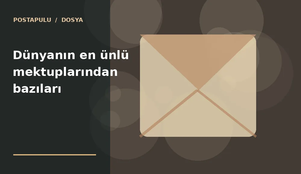 Dünyanın en ünlü mektuplarından bazıları