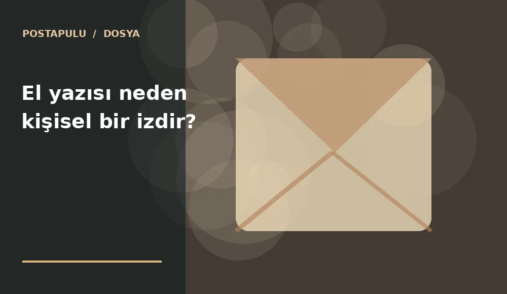 El yazısı neden kişisel bir izdir?