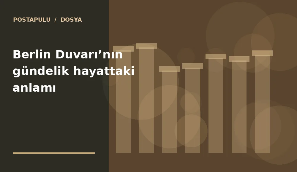 Berlin Duvarı’nın gündelik hayattaki anlamı